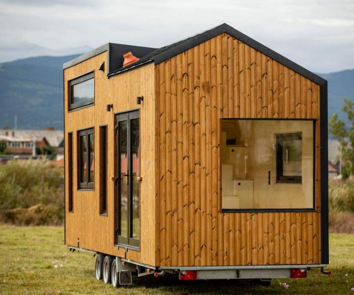 Fabrication de tiny house de bois Gironde